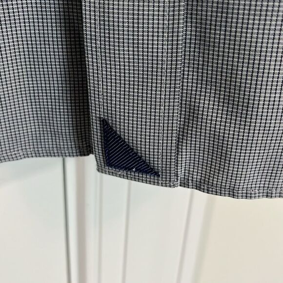 UNTUCKit LS Check Plaid Wrinkle Free Reg Fit Dress Shirt 100% Cotton Kamptaler - Picture 4 of 6